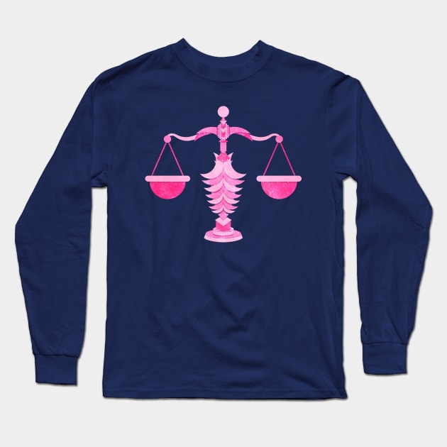 Libra Astrological sign Long Sleeve T-Shirt by Gemini DayDreamer